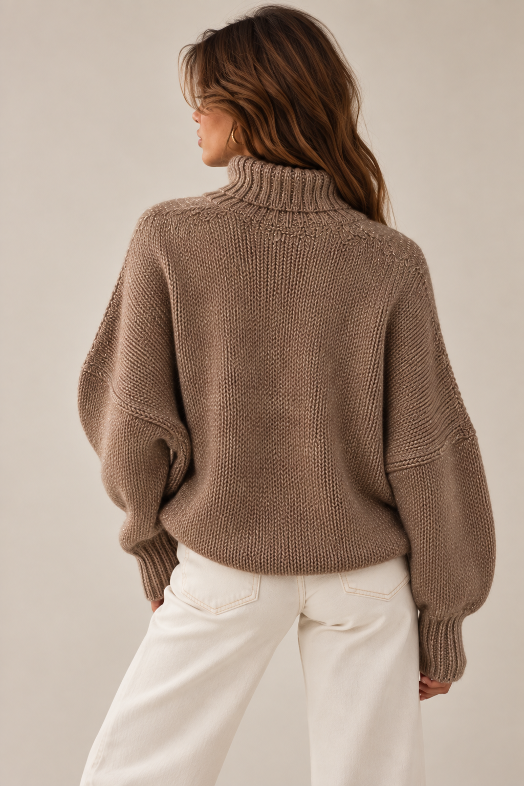 Emilia Oversized Chunky Turtleneck Sweater