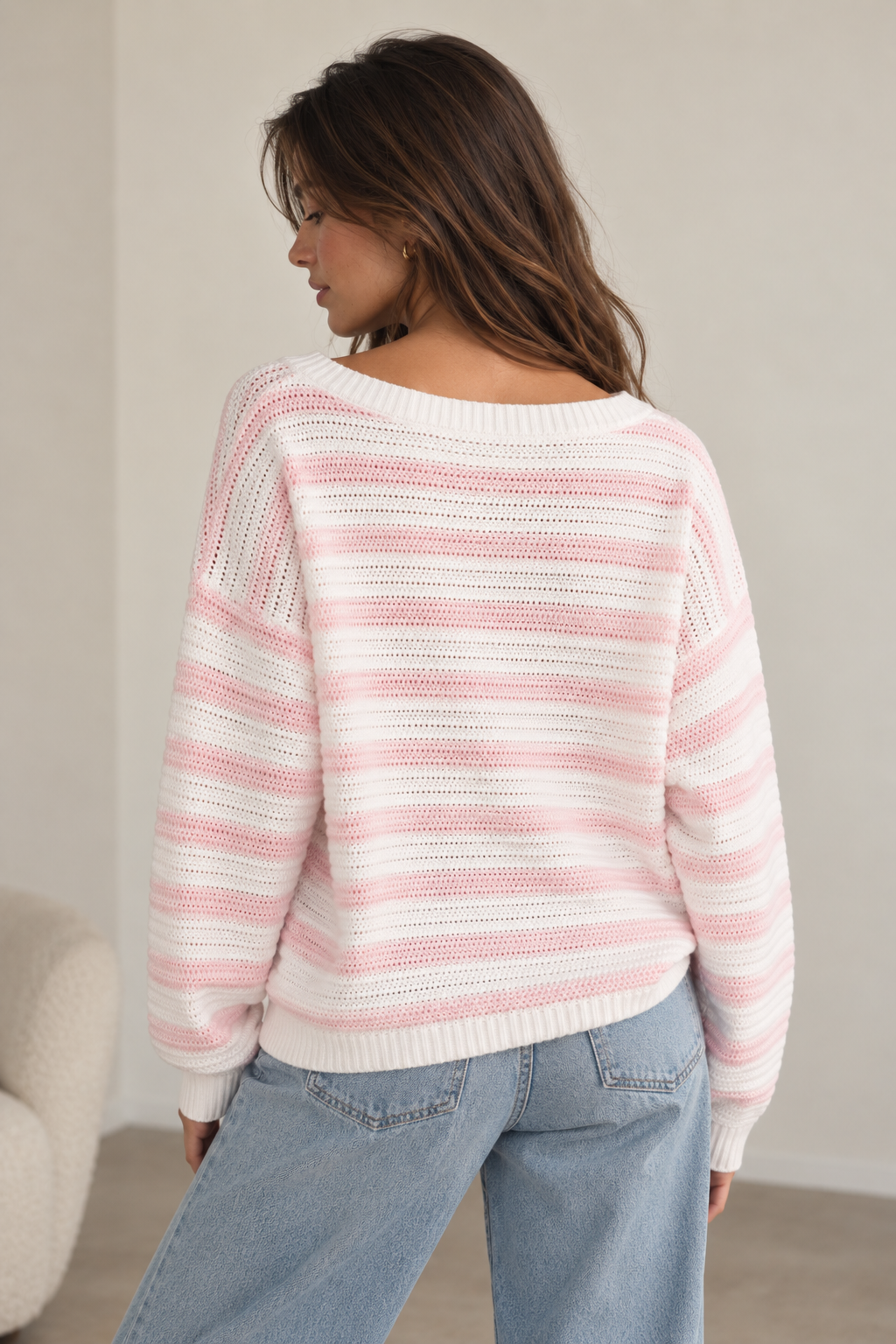 Sophie Striped Knit Sweater