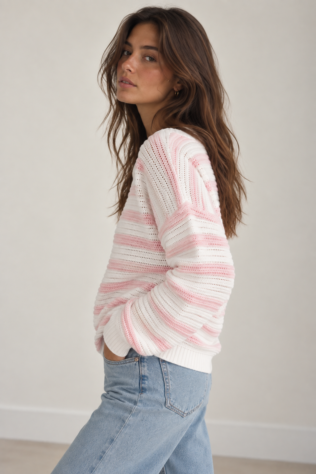 Sophie Striped Knit Sweater