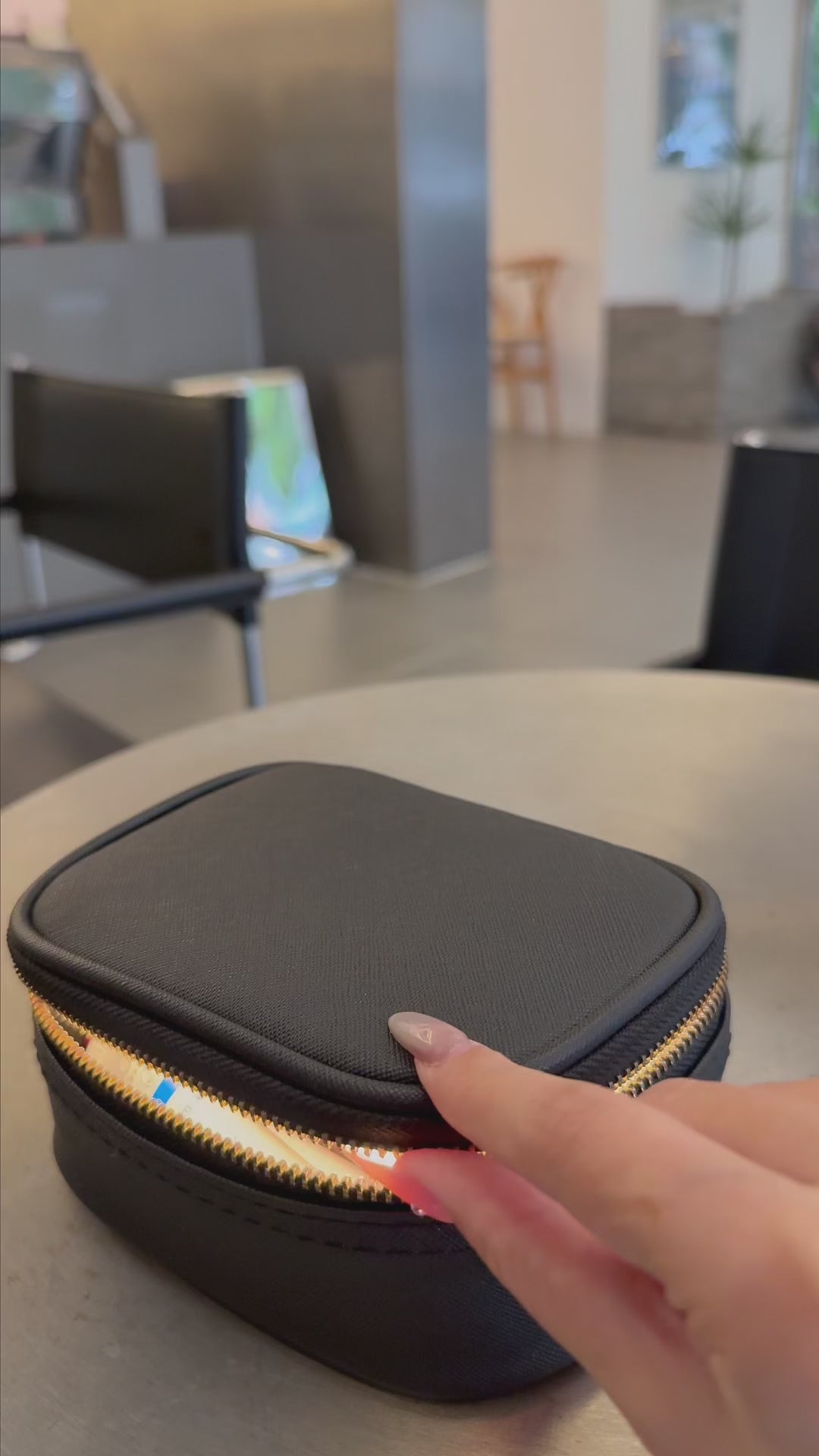 Load video: Small Makeup Bag